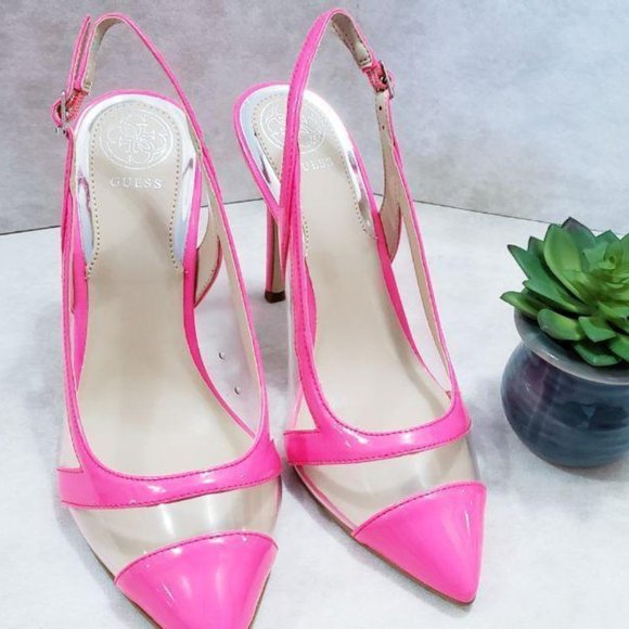 GUESS Women's Chafee Slingback Pumps - Picture 2 of 6